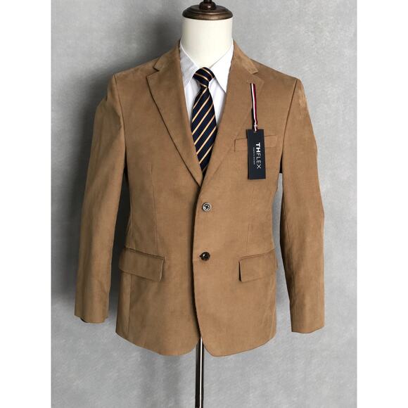 Tommy Hilfiger Other - Tommy Hilfiger Men's Size 42 Long The Flex Corduroy Sports Coat Khaki NEW